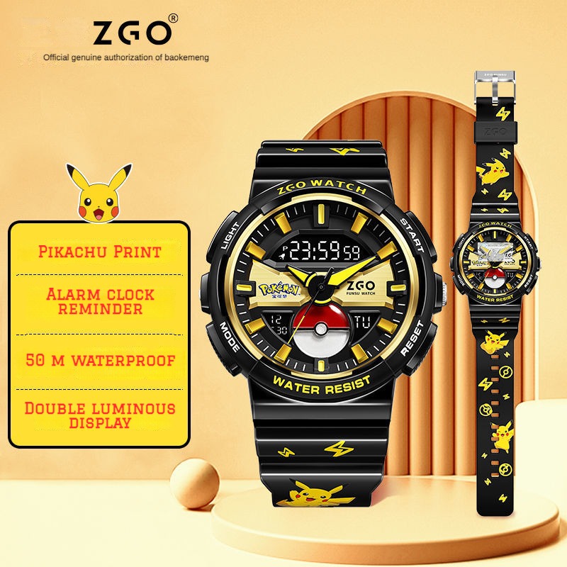 【PG002】Official Pokemon- Pikachu Watch