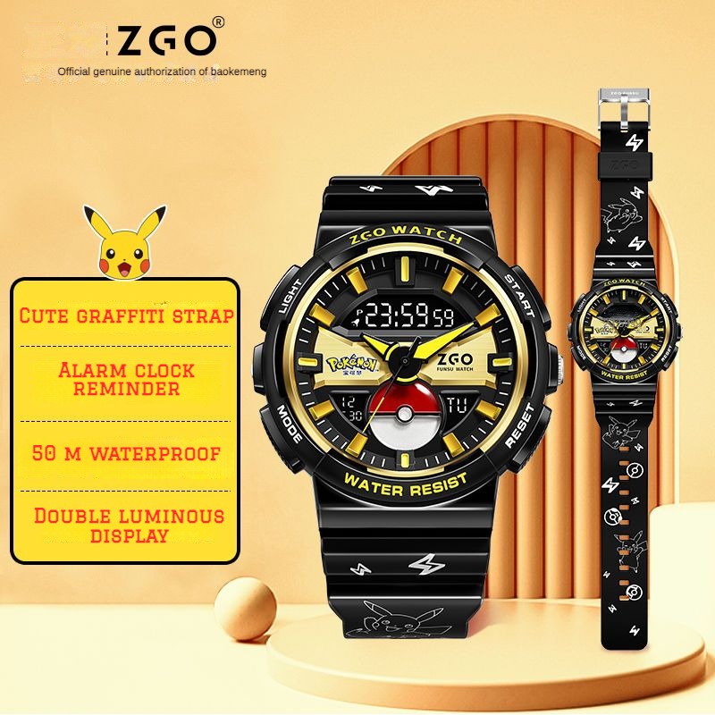 【PG002】Official Pokemon- Pikachu Watch