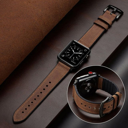 【AG007】APPLE WATCH Leather Strap