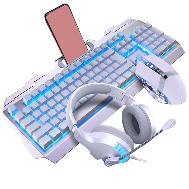 Keyboard Mouse Earphone Set