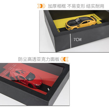 【TG009】3D Wall Art Replica Alloy Car