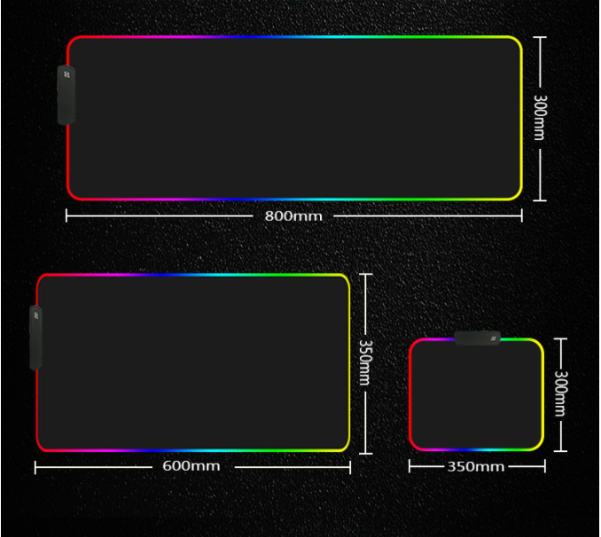 RGB Mouse Pad Luminous Mouse Pad Led Mouse Pad